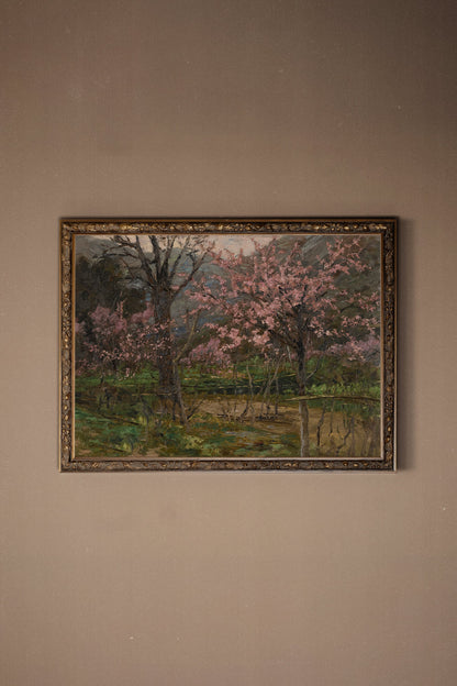 WILD FLOWERS, VINTAGE BRONZE FRAME