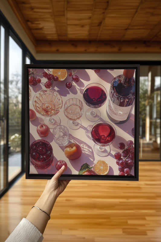 COCKTAIL DE SAISON, Oeuvre sur toile étirée