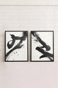 SHARP SHADOWS (2 Works on stretched canvas)