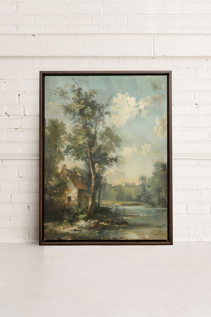 French Homestead, Work on stretched canvas