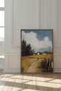 THROUGH THE FIELDS, Work on stretched canvas