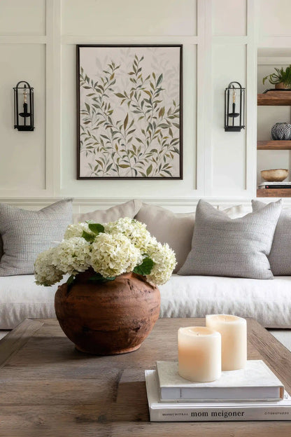 Jardin de Sauge, Oeuvre sur toile étirée