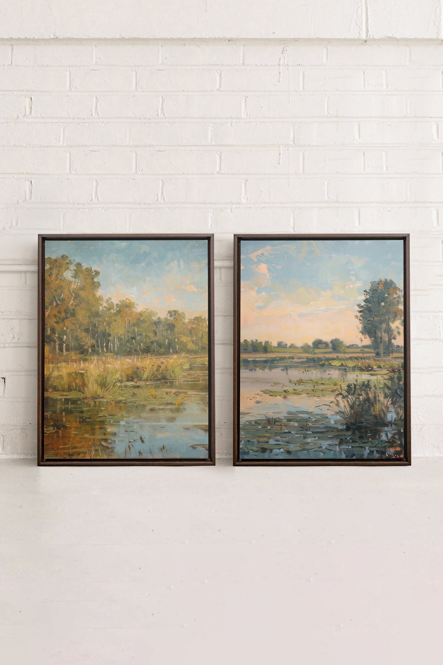 COMBINAISON CROATIAN WATERS (2 Works on stretched canvas)