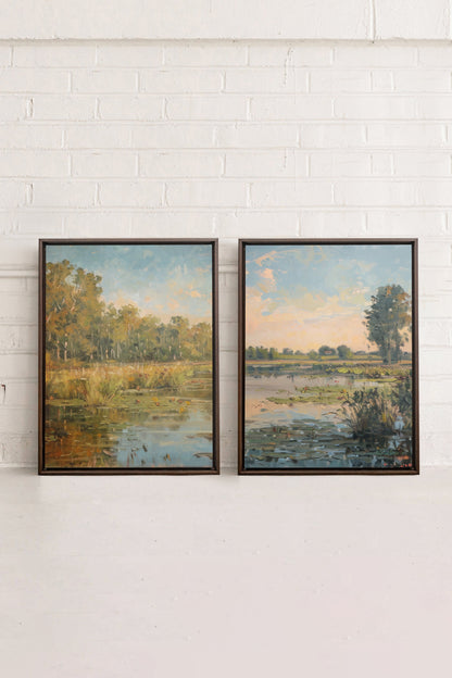 COMBINAISON CROATIAN WATERS (2 Works on stretched canvas)