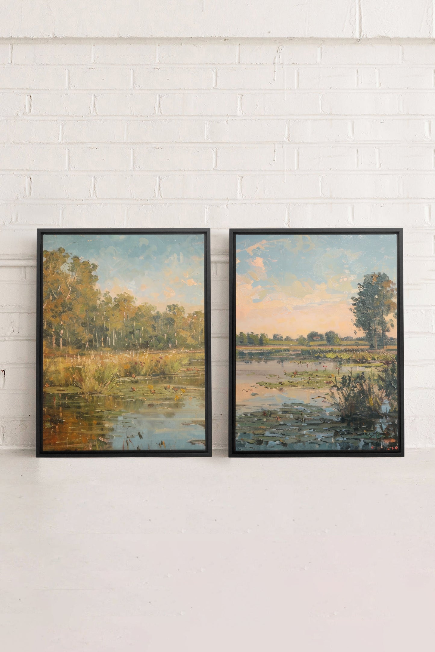 COMBINAISON CROATIAN WATERS (2 Works on stretched canvas)