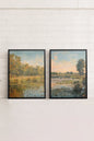 COMBINAISON CROATIAN WATERS (2 Works on stretched canvas)