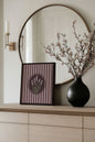 LAVENDER STRIPES, Work on stretched canvas