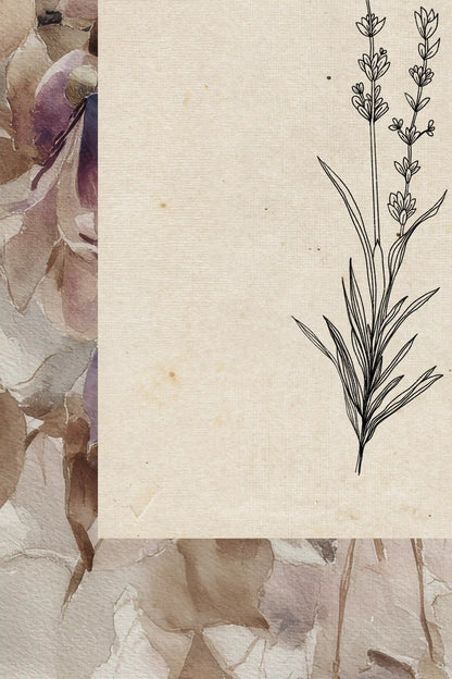 ROYAL BOTANY, Oeuvre sur toile rigide, encadré Vintage Or
