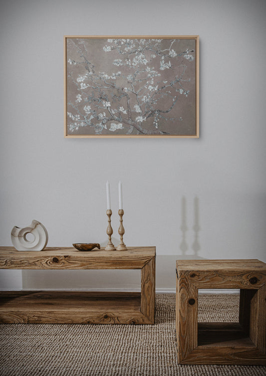 ALMOND BLOSSOM II, printed canvas