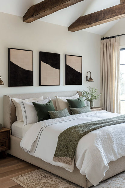 LUXURY TRIO (3 works on stretched canvas)