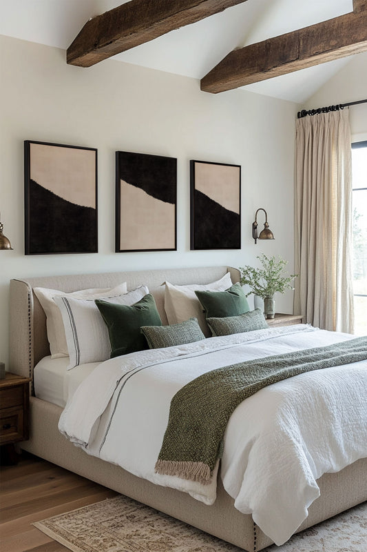 LUXURY TRIO (3 works on stretched canvas)