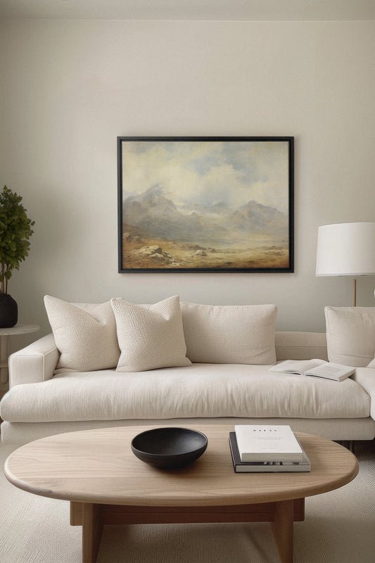 Quiet Highlands, Work on stretched canvas