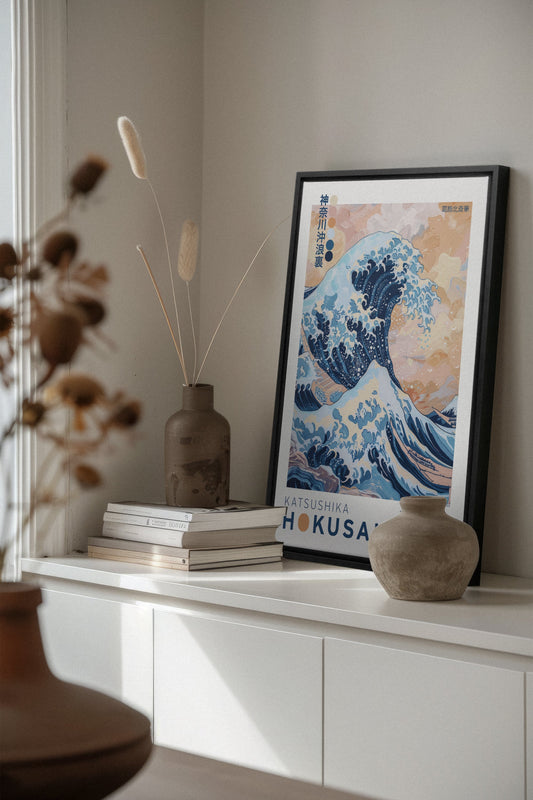 THE GREAT WAVE, Work on stretched canvas