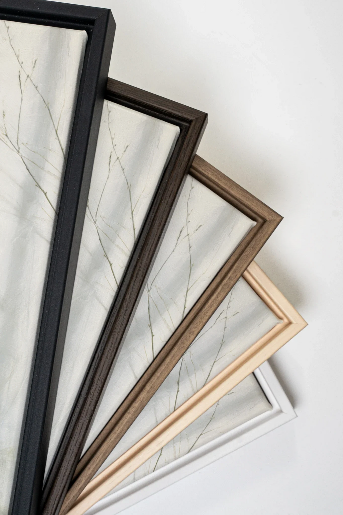 EMPREINTES DE LUMIÈRE DUO, 2 Oeuvres sur toile étirée, encadré Naturel Clair