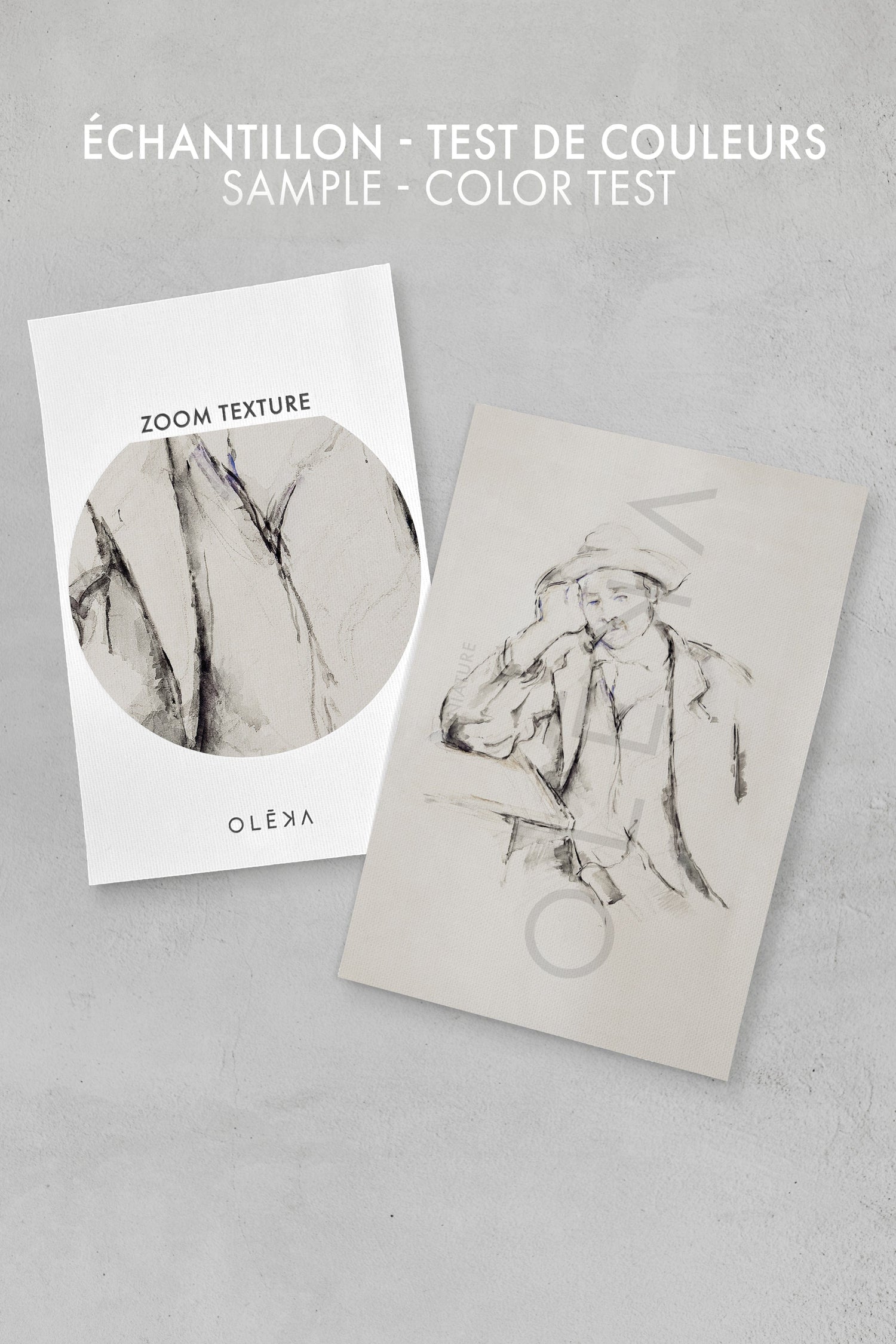 THINKER, Oeuvre sur toile étiré