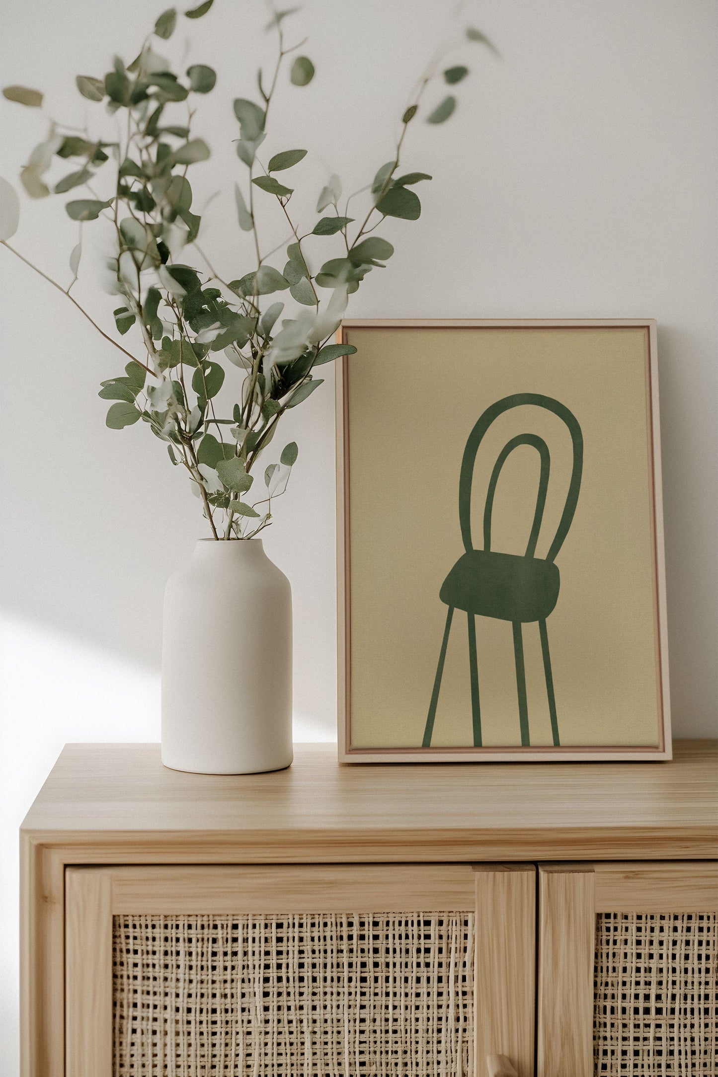 THE GREEN CHAIR, Work on stretched canvas
