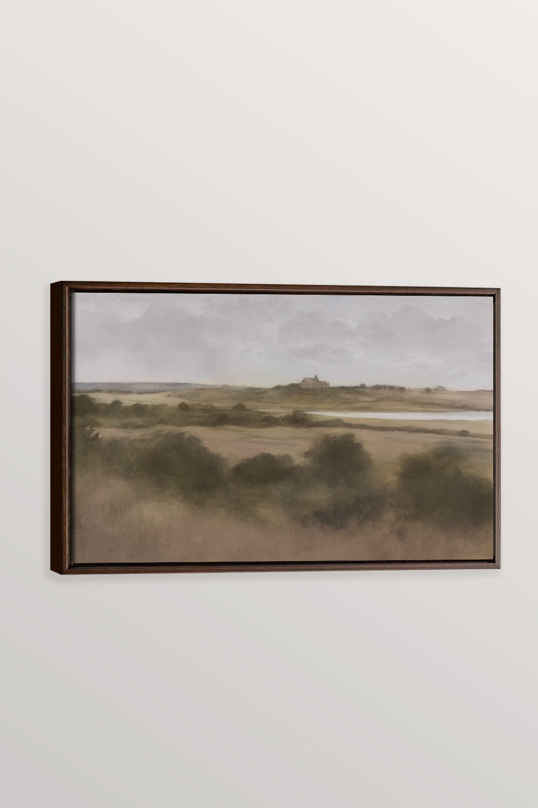 Riverside walk, Work on stretched canvas