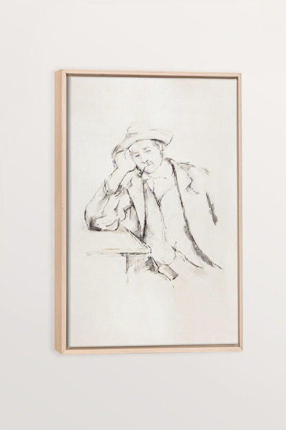 THINKER, Work on stretched canvas