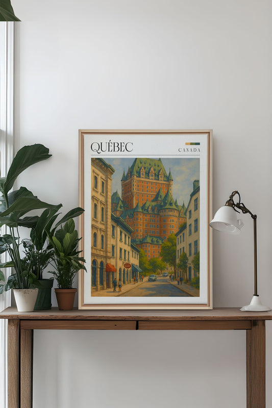 QUÉBEC I, Work on stretched canvas