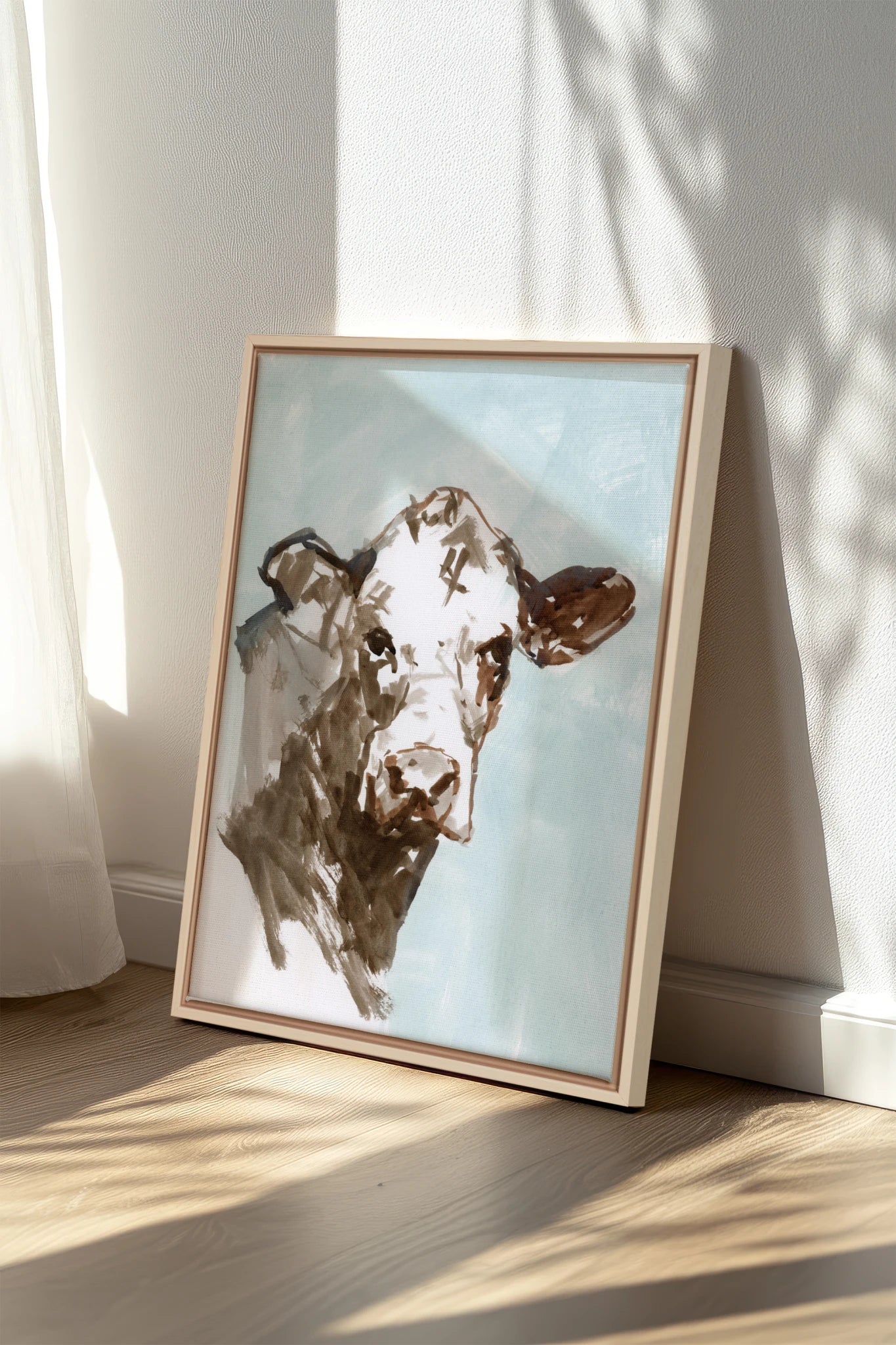 Écho de la Ferme, Oeuvre sur toile étirée