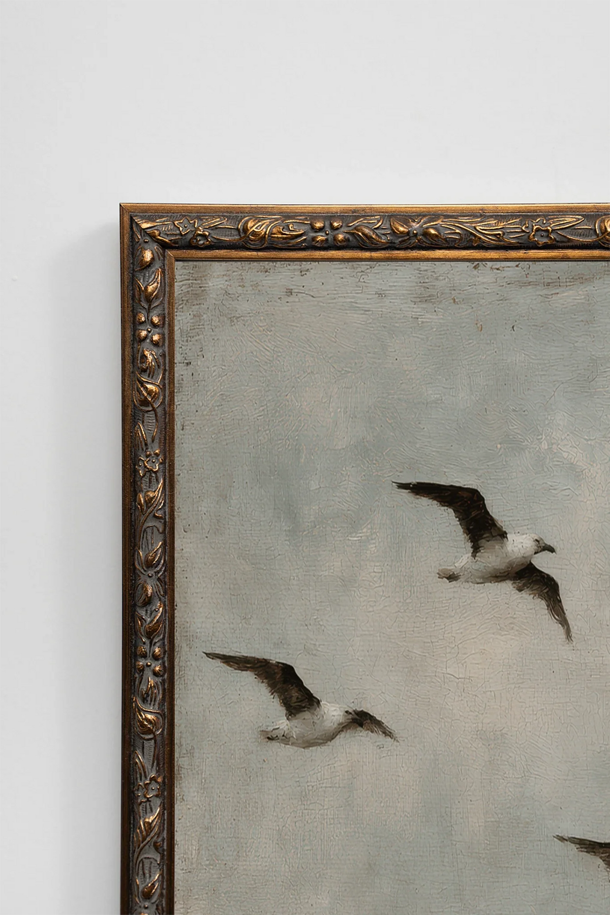 BRISE MARINE, Oeuvre sur toile étirée, encadré Vintage Bronze