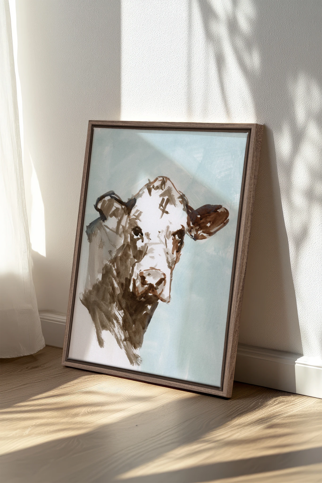 Écho de la Ferme, Oeuvre sur toile étirée