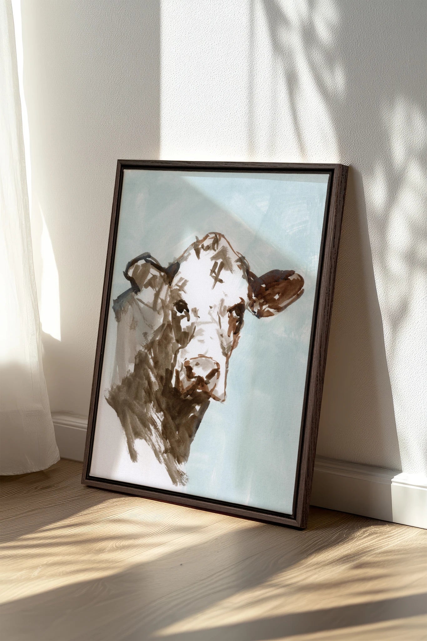 Écho de la Ferme, Oeuvre sur toile étirée