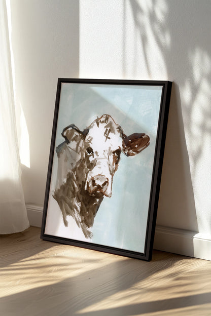 Écho de la Ferme, Oeuvre sur toile étirée