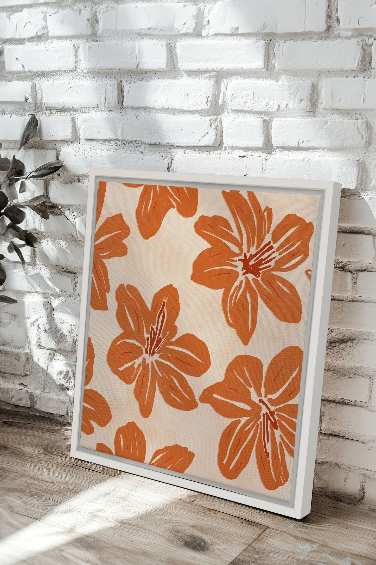 RAYON FLORAL, Work on stretched canvas