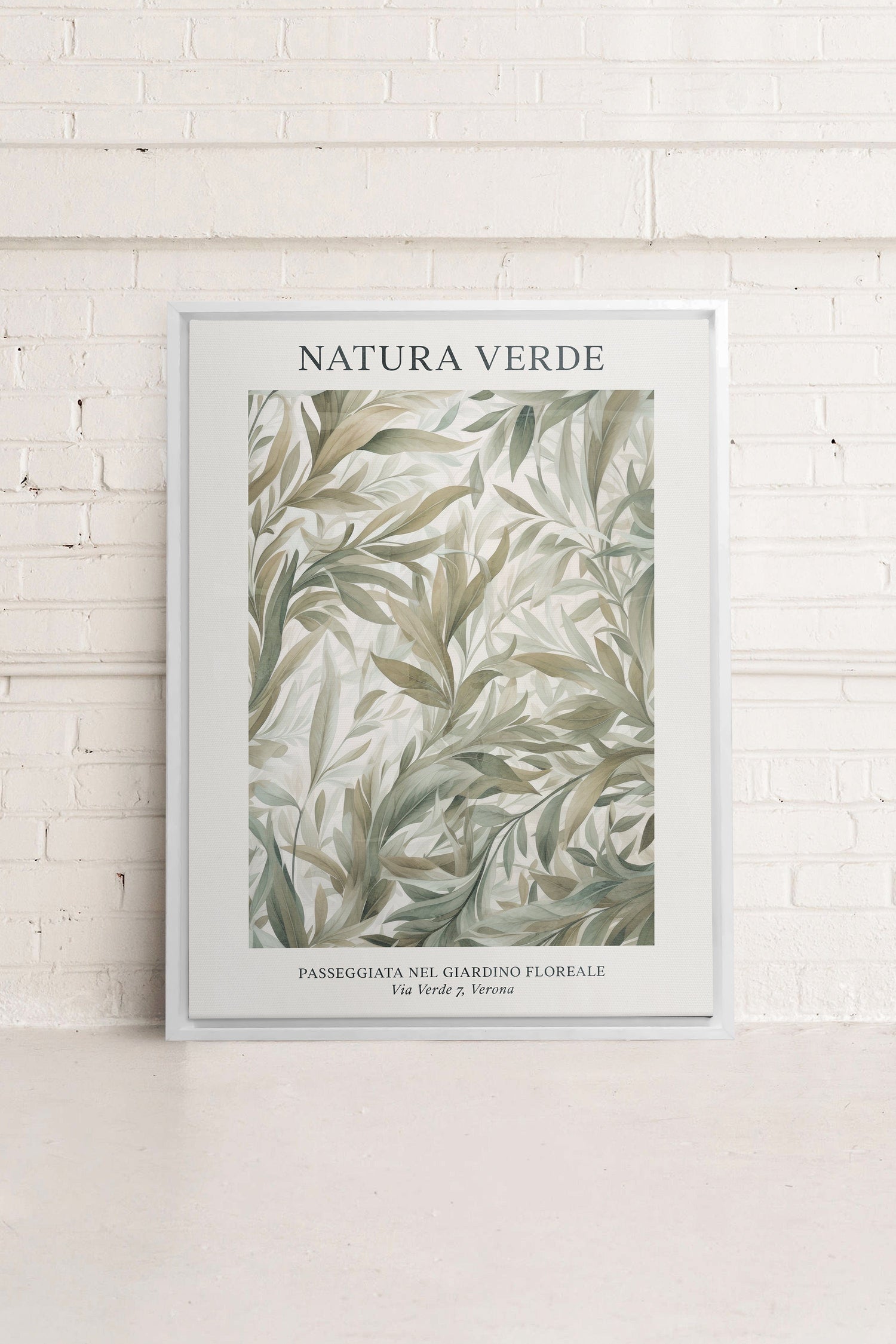 GIARDINO, Oeuvre sur toile étiré