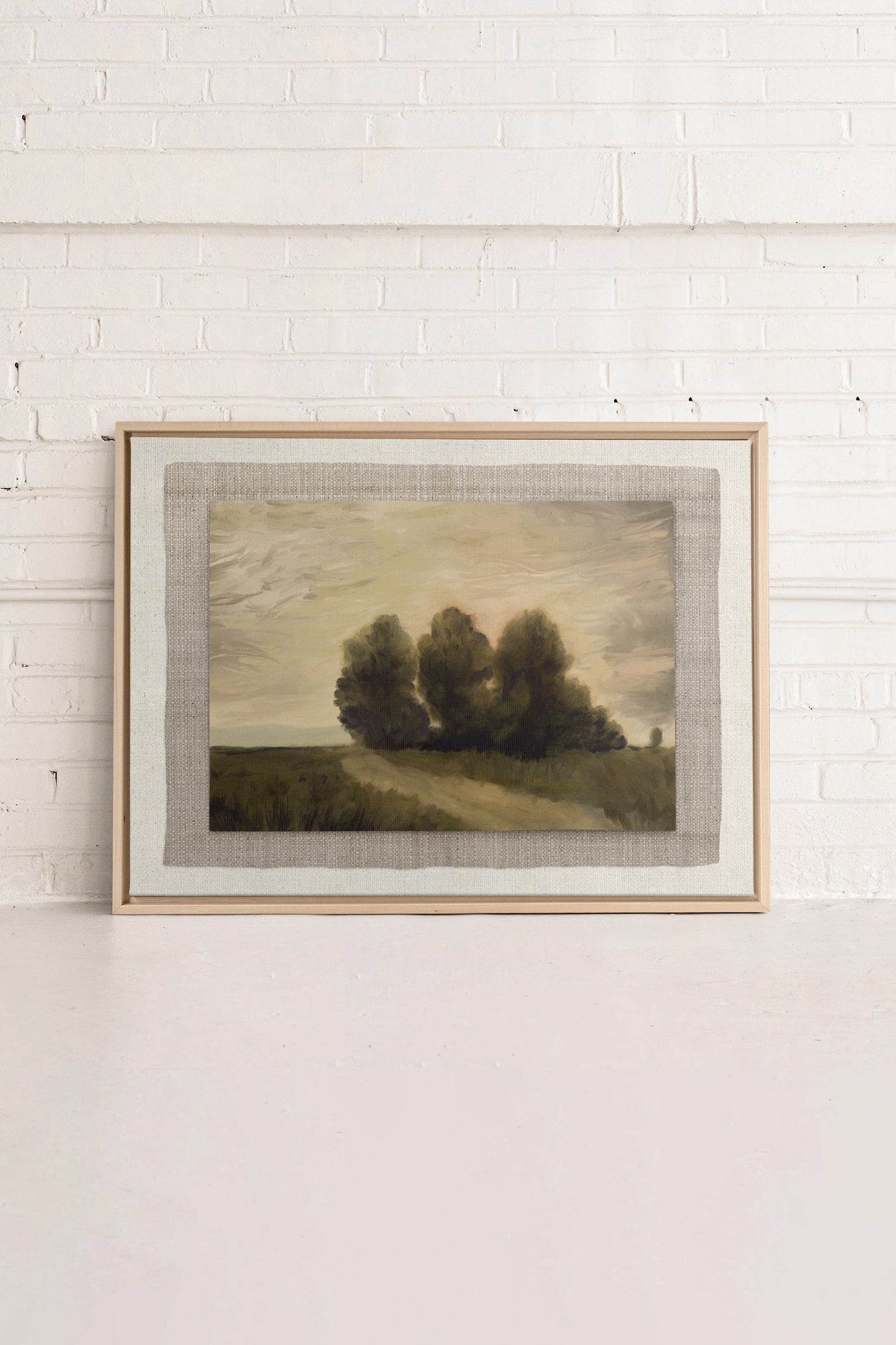 VALLEY LANDSCAPE, Work on stretched canvas