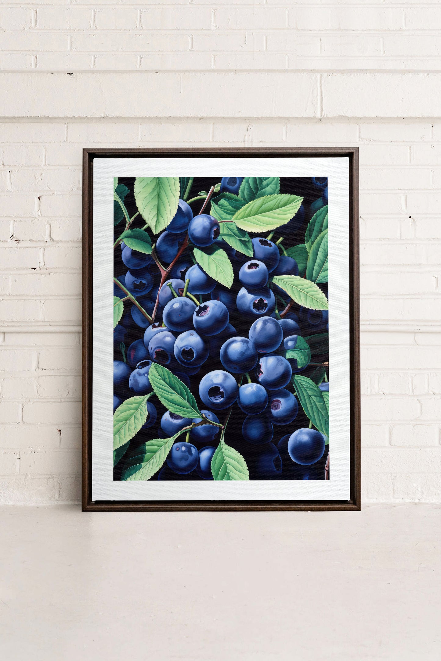 BLUEBERRY BLISS, Work on stretched canvas