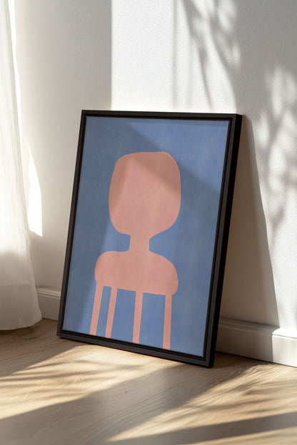 THE PINK CHAIR, Work on stretched canvas
