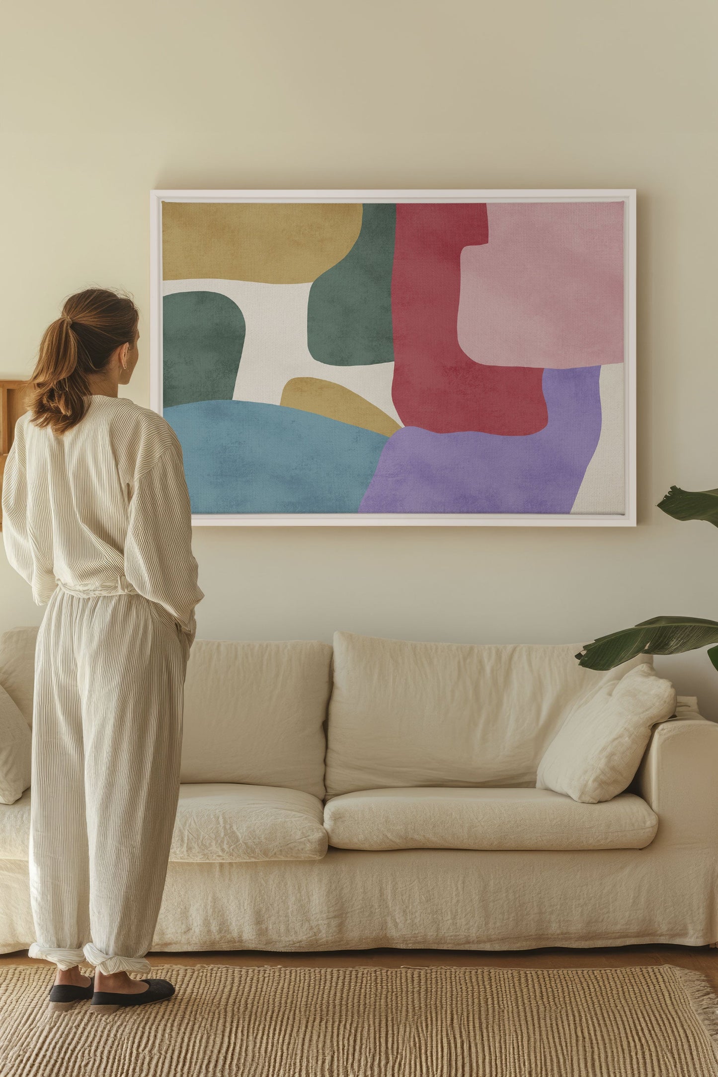 SOFT MOSAIC, Work on stretched canvas