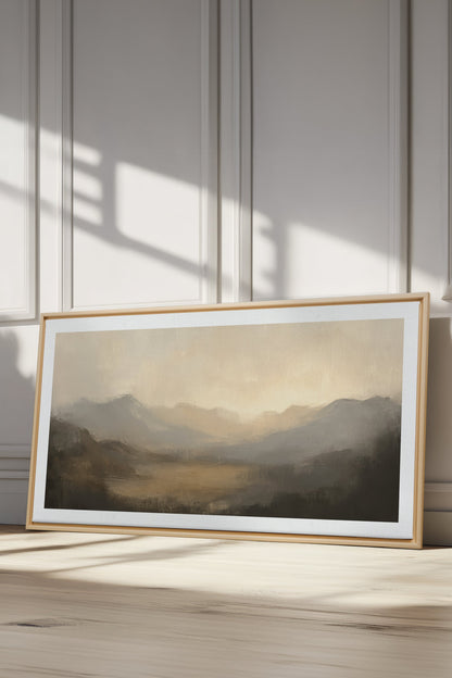 SOFT GLOW, Oeuvre sur toile étirée