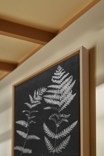 SOUFFLE FORESTIER, Oeuvre sur toile étirée, encadré Naturel Clair