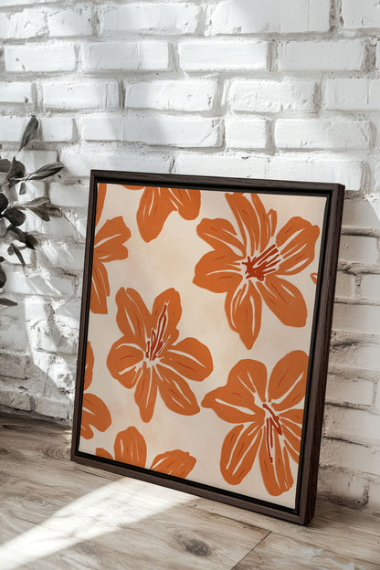 RAYON FLORAL, Work on stretched canvas