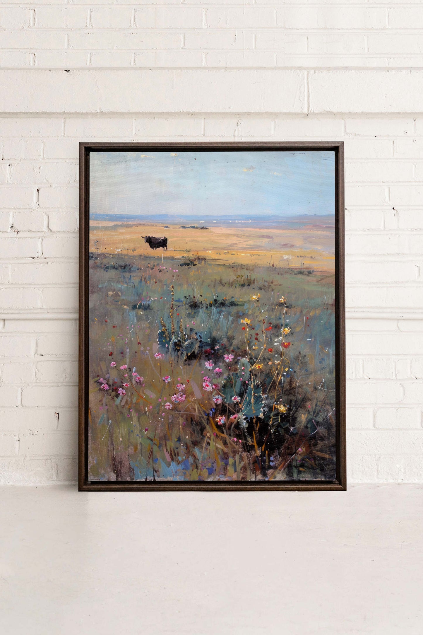 RAINBOW FIELD, Work on stretched canvas
