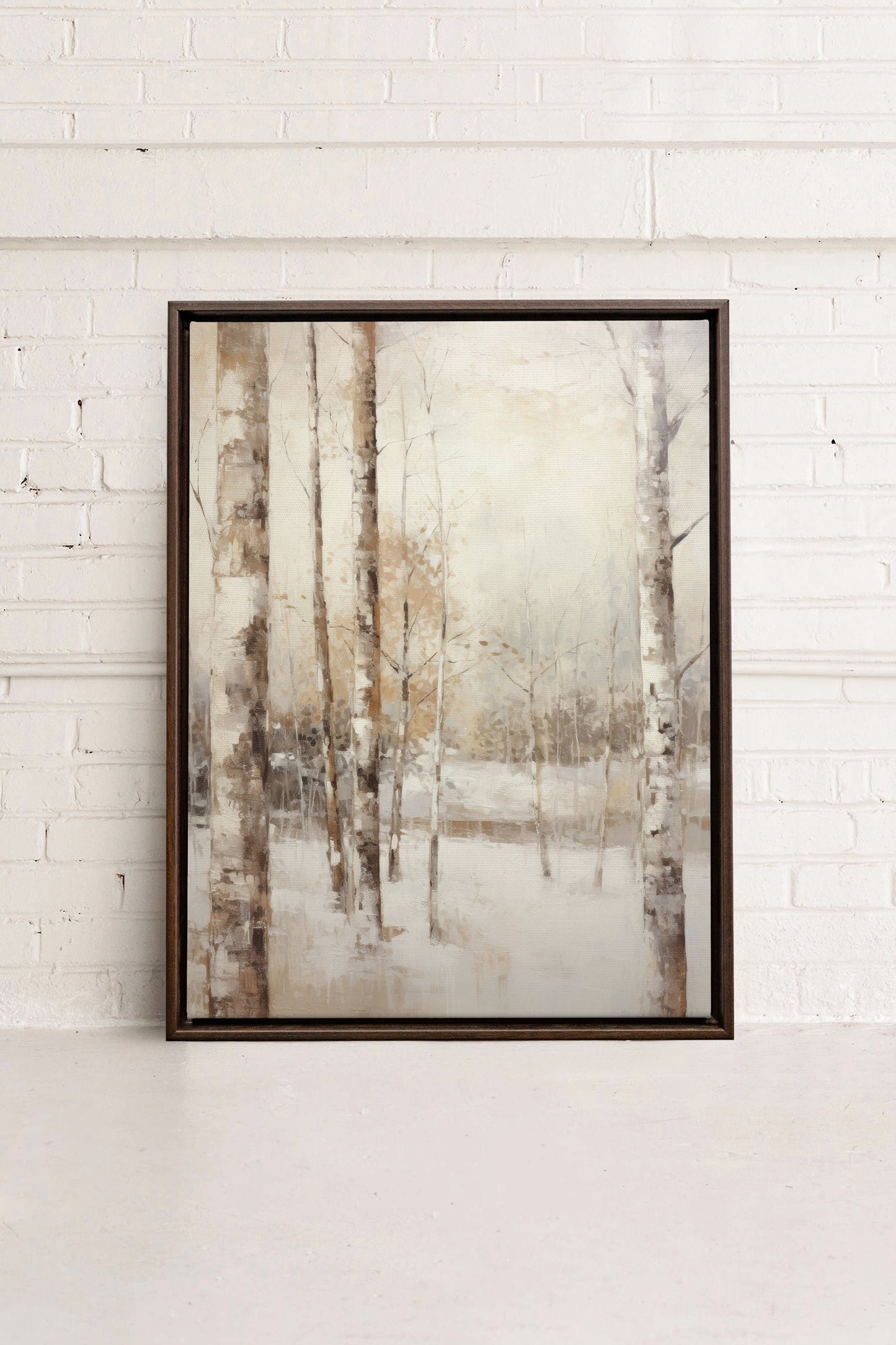 Winter Essence, Work on stretched canvas