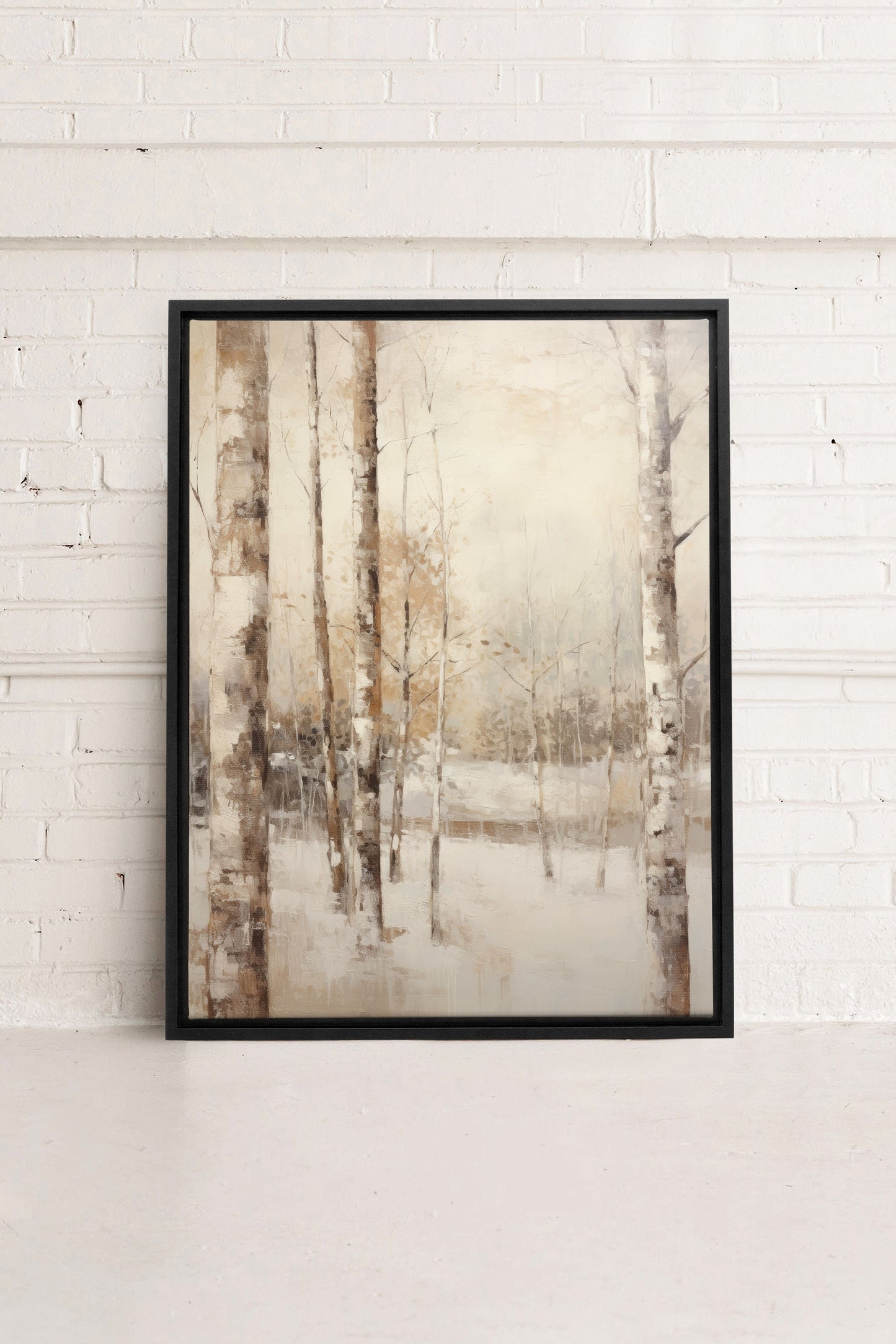 Winter Essence, Work on stretched canvas