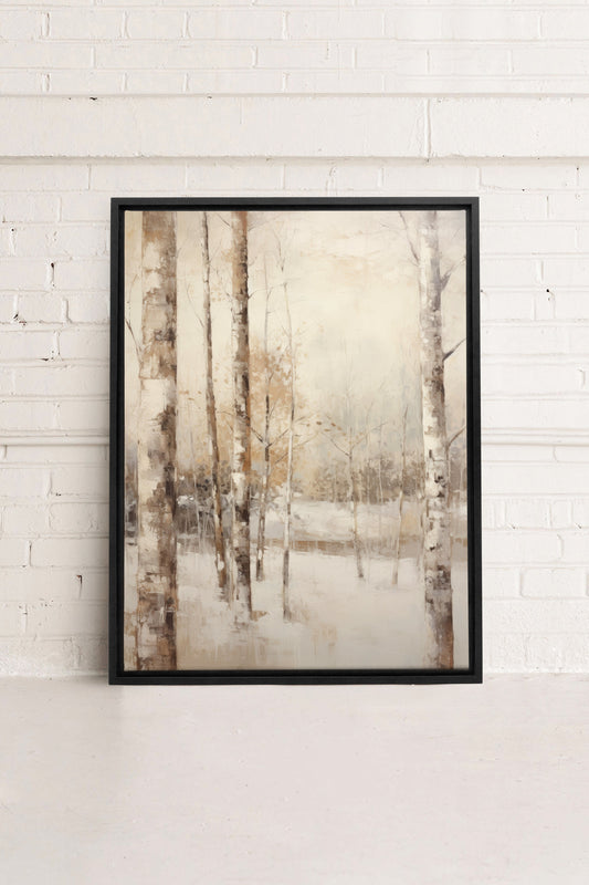 Winter Essence, Work on stretched canvas