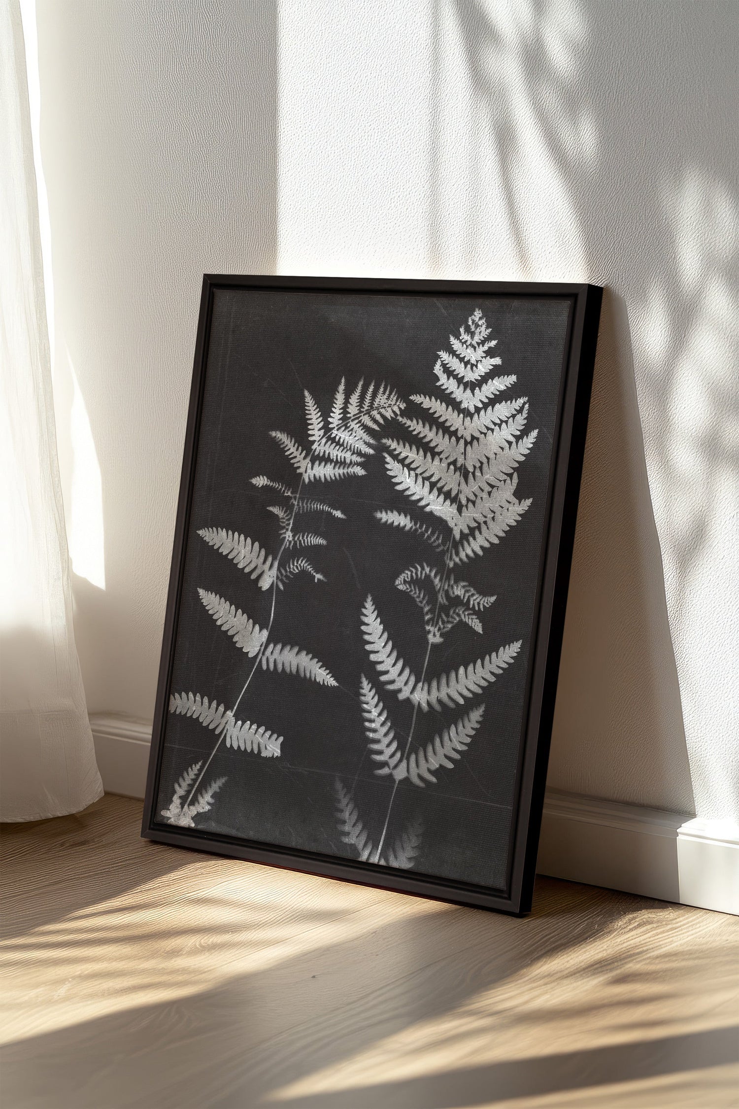 SOUFFLE FORESTIER, Oeuvre sur toile étirée, encadré Noir