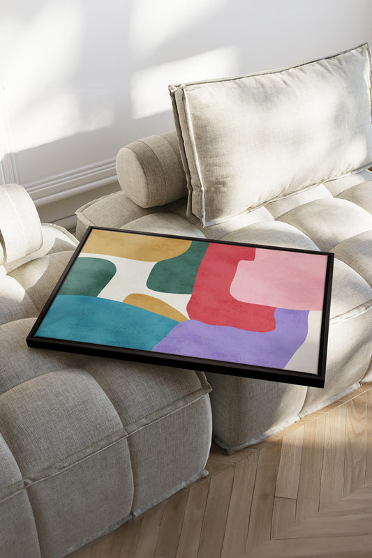 SOFT MOSAIC, Work on stretched canvas