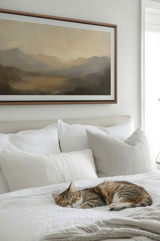 SOFT GLOW, Oeuvre sur toile étirée