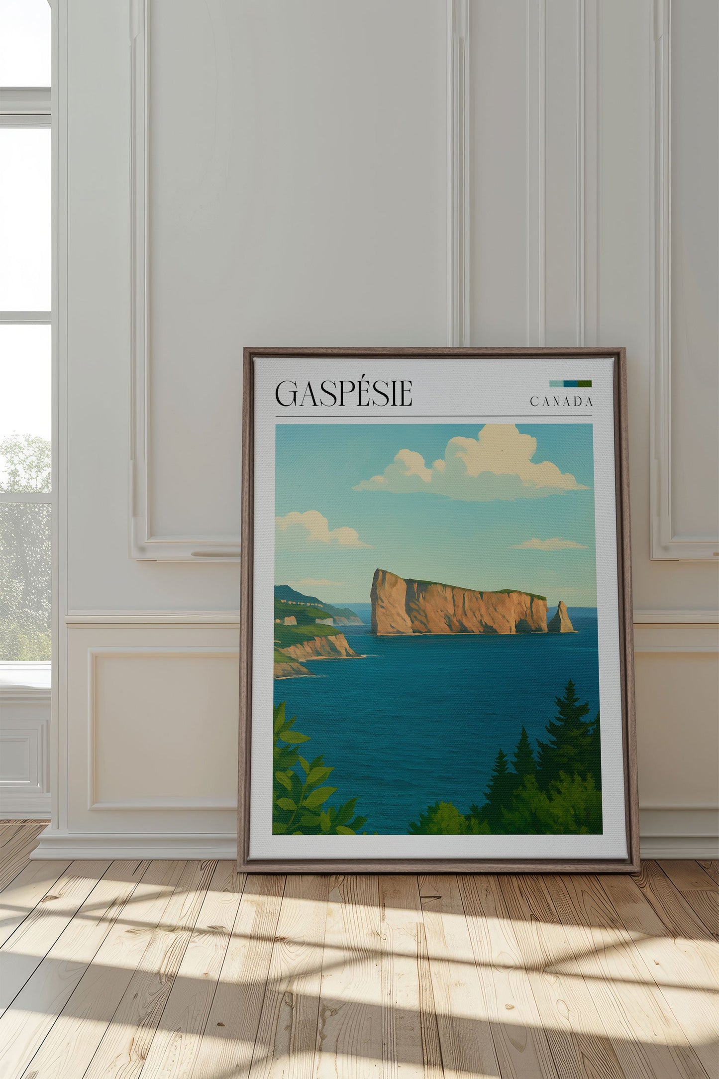 GASPÉSIE, Work on stretched canvas