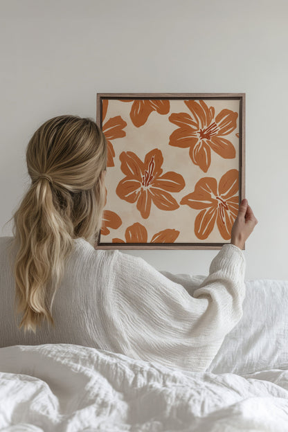 RAYON FLORAL, Work on stretched canvas