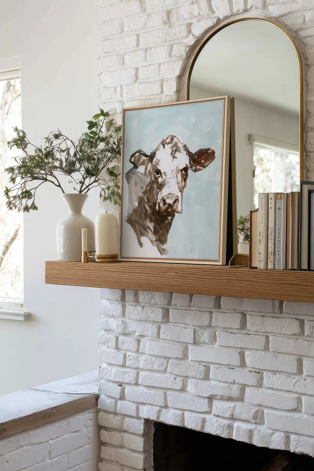 Écho de la Ferme, Oeuvre sur toile étirée