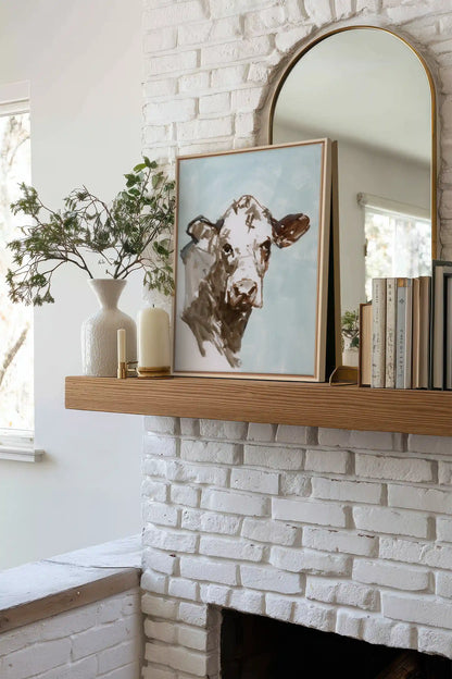 Écho de la Ferme, Oeuvre sur toile étirée