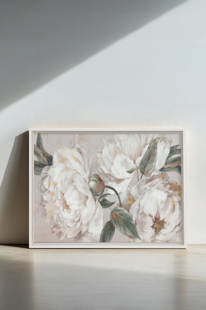 Timeless Peonies, Oeuvre sur toile étirée