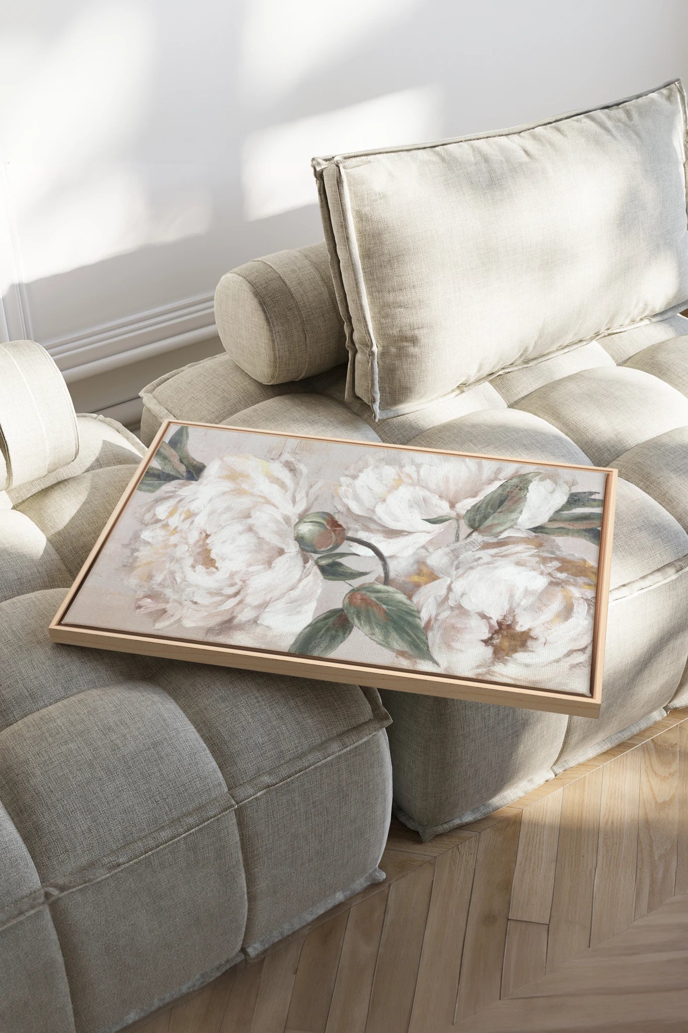 Timeless Peonies, Oeuvre sur toile étirée